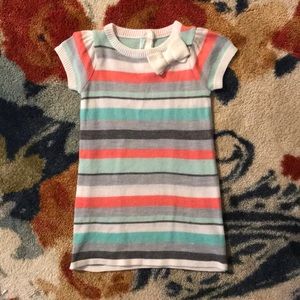Baby Girls Striped Sweater Dress